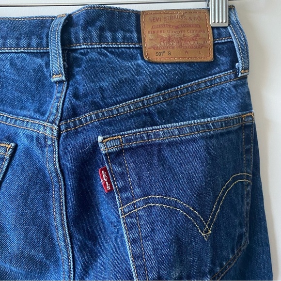 Levi’s Premium 501 25x28 Medium/Dark Wash Skinny Jeans - Picture 8 of 16